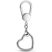 Pandora 392238C00 Pendant Bag Charm Holder Small Heart silver