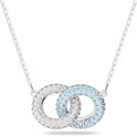 Swarovski 5642883 Necklace Stone silver-coloured-blue-white 38-45 cm