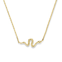 Necklace Snake yellow gold 40-44 cm