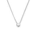 Necklace Birthstone June silver-moonstone 41-45 cm