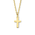 Necklace Cross yellow gold 40 - 42 - 44 cm