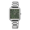 Seiko watch SWR075P1 stainless steel silver-green 26 mm