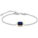 TI SENTO-Milano 23003BY Bracelet silver-synth. crystal gold-and silver-blue