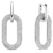TI SENTO-Milano 7844ZI Earrings silver-zirconia white 15 x 34 mm