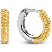 TI SENTO-Milano 7894SY Earrings Balls silver gold colored 3 x 14 mm