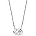 TI SENTO-Milano 34001ST Necklace Braided Knot silver 38-48 cm