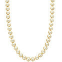 TI SENTO-Milano 34009YP Necklace Crystal Pearl silver gold-and silver-coloured-white 42 cm
