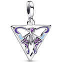 Pandora Me 792306C01 Hanging charm ME Butterfly silver-enamel-crystal blue-purple