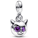 Pandora Me 792294C01 Hanging charm ME Little Devil silver-enamel-crystal purple