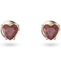 Swarovski 5639133 Stud earrings Stilla Heart gold-red 5 x 6 mm