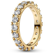 Pandora 160050C01 Ring Sparkling Row Eternity silver-zirconia gold-coloured-white