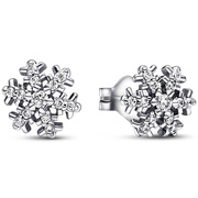Pandora 292370C01 Stud earrings Sparkling Snowflake silver-zirconia white