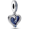 Pandora 792356C01 Pendant Charm Celestial Shooting Star Heart silver-zirconia-crystal-enamel blue-white