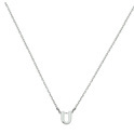 Necklace Silver Letter