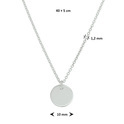 Necklace Silver Round 40 + 5 cm