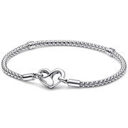 Pandora 592453C00 Bracelet Studded Chain Heart silver