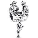 Pandora Disney 792521C00 Charm Tinker Bell & Captain Hook's Pirate Ship silver