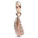 Pandora 782578C01 Hanging charm Floating Curved Feather