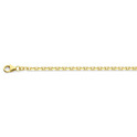 Necklace Anchor link diamond yellow gold 2.5 mm